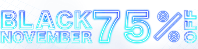 Black November 75% OFF EmpresAqui