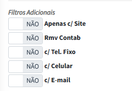Filtros adicionais para networking empresarial Filtros adicionais de pesquisa na plataforma EmpresAqui para segmentação e networking empresarial