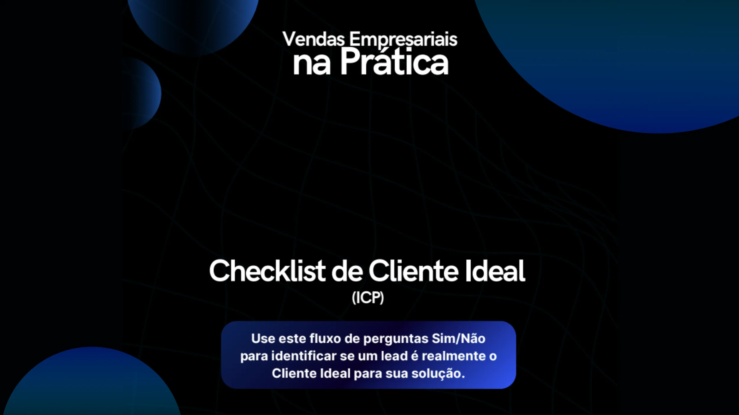 Checklist de Cliente Ideal ICP