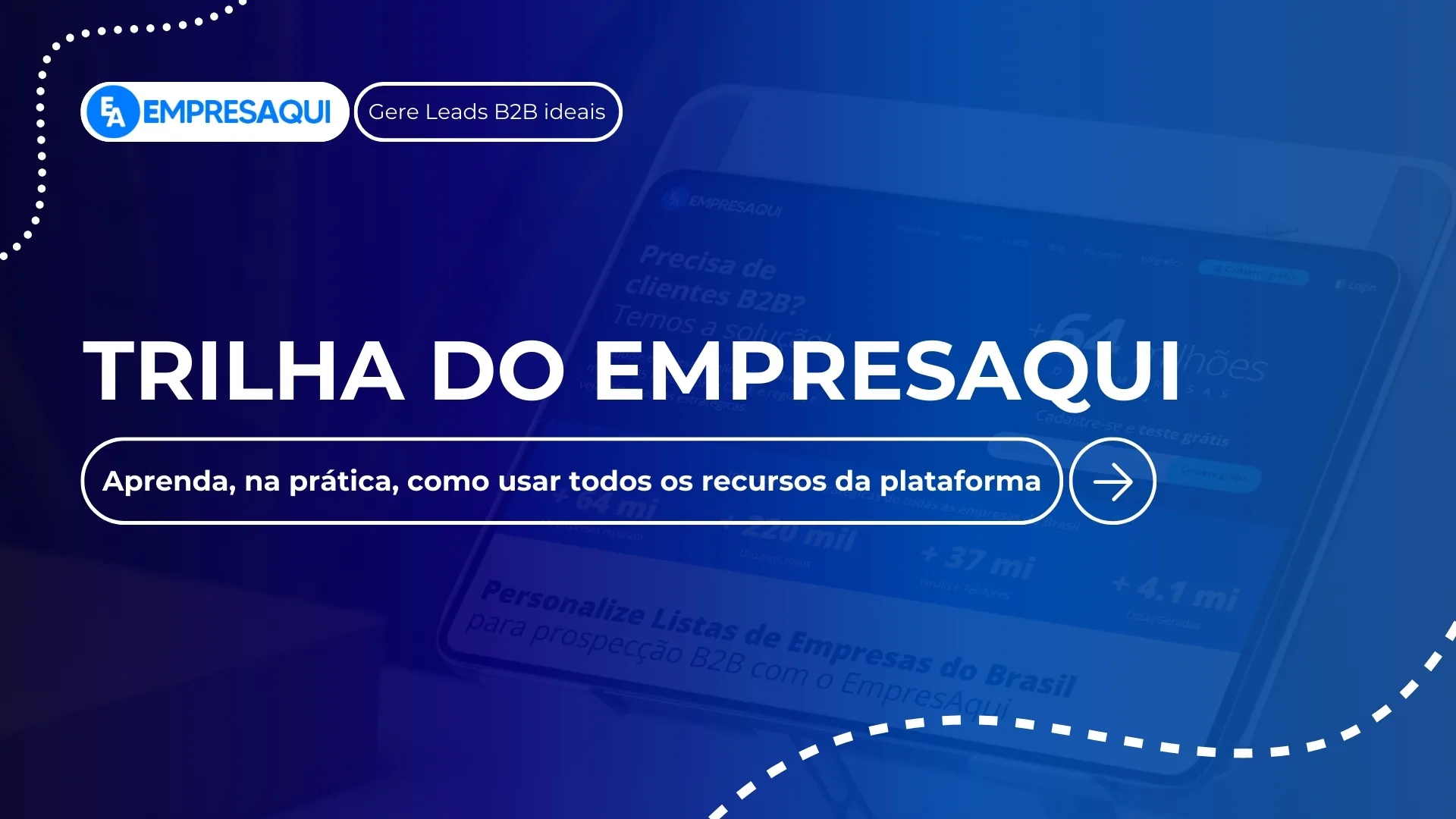 Capa da Trilha do EmpresAqui de prospecção